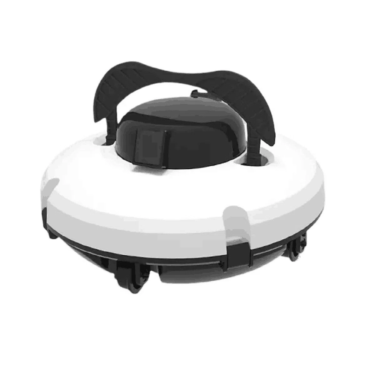 Robot Pulitore per Piscine Fuori Terra, Robot Pulitore per Piscine Senza Fili, Doppio Motore, Autonomia Di 120 Min, Robot Pulitore per Piscine Interrate Fino a 100 m²