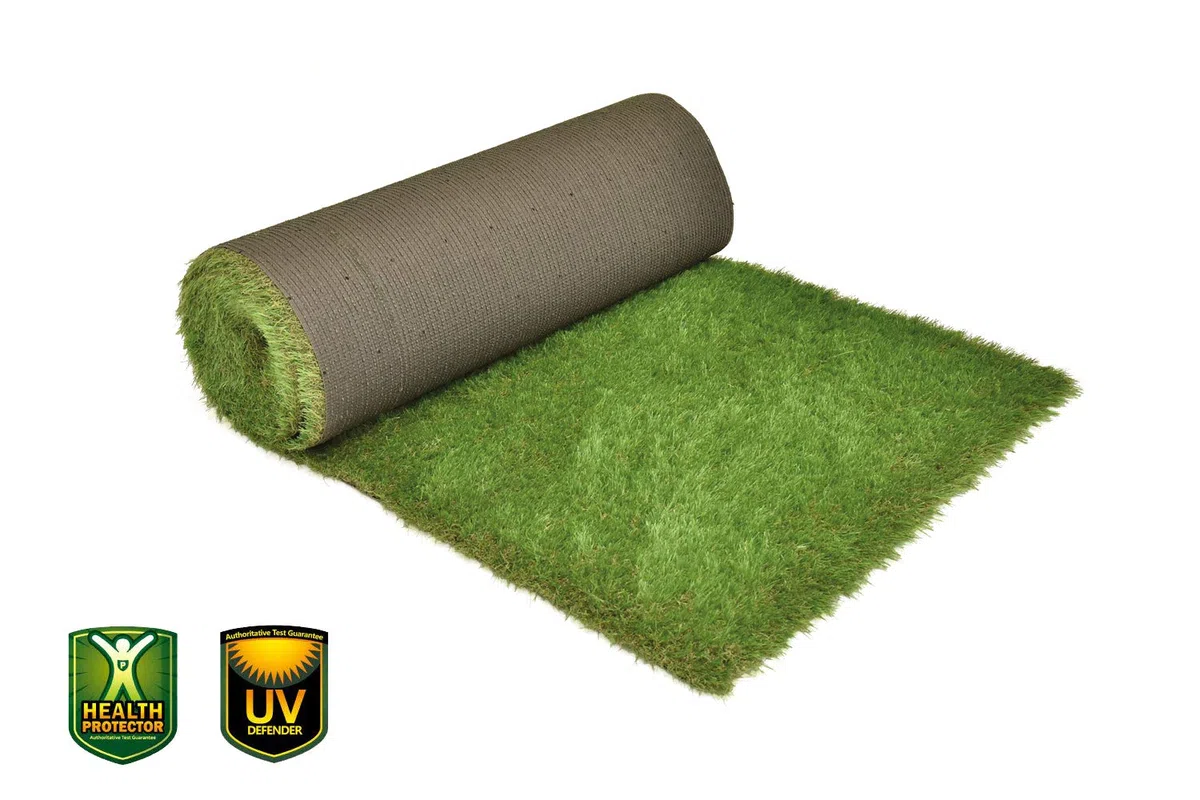 Prato Irish 30 mm H2x10mt -Tot 20mq I Rotolo Prato Artificiale Erba finta aspetto realistico Altezza 30mm | Tappeto erba Sintetica | Manto prato Effetto Naturale 20mq