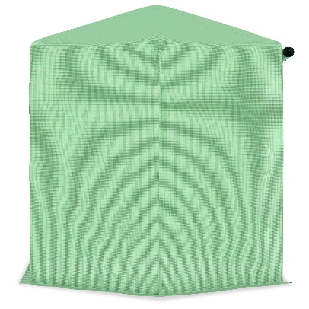 Serra con ripiani, in acciaio, 227 x 223 cm, per giardinaggio hobby, resistente alle intemperie, con ventilazione e telaio robusto, per balcone, terrazza, esterni, casetta di coltivazione e
