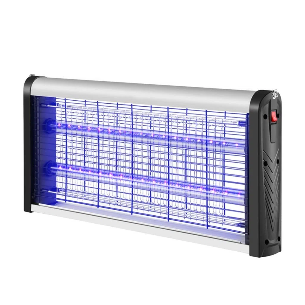 Lampada antizanzare a scossa elettrica con trappola per zanzare, lampada portatile silenziosa per ristorante domestico Lampada antimosche commerciale Repellente per zanzare per interni Lampada antizan