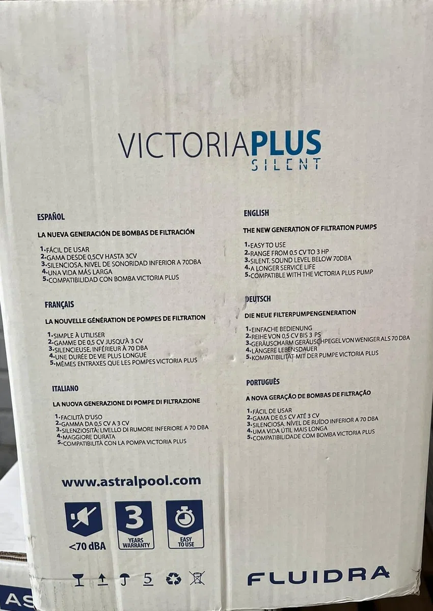 ASTRAL - Elettropompa Pompa Piscina Victoria Plus Di Astral Pool 3 Hp - 220 V
