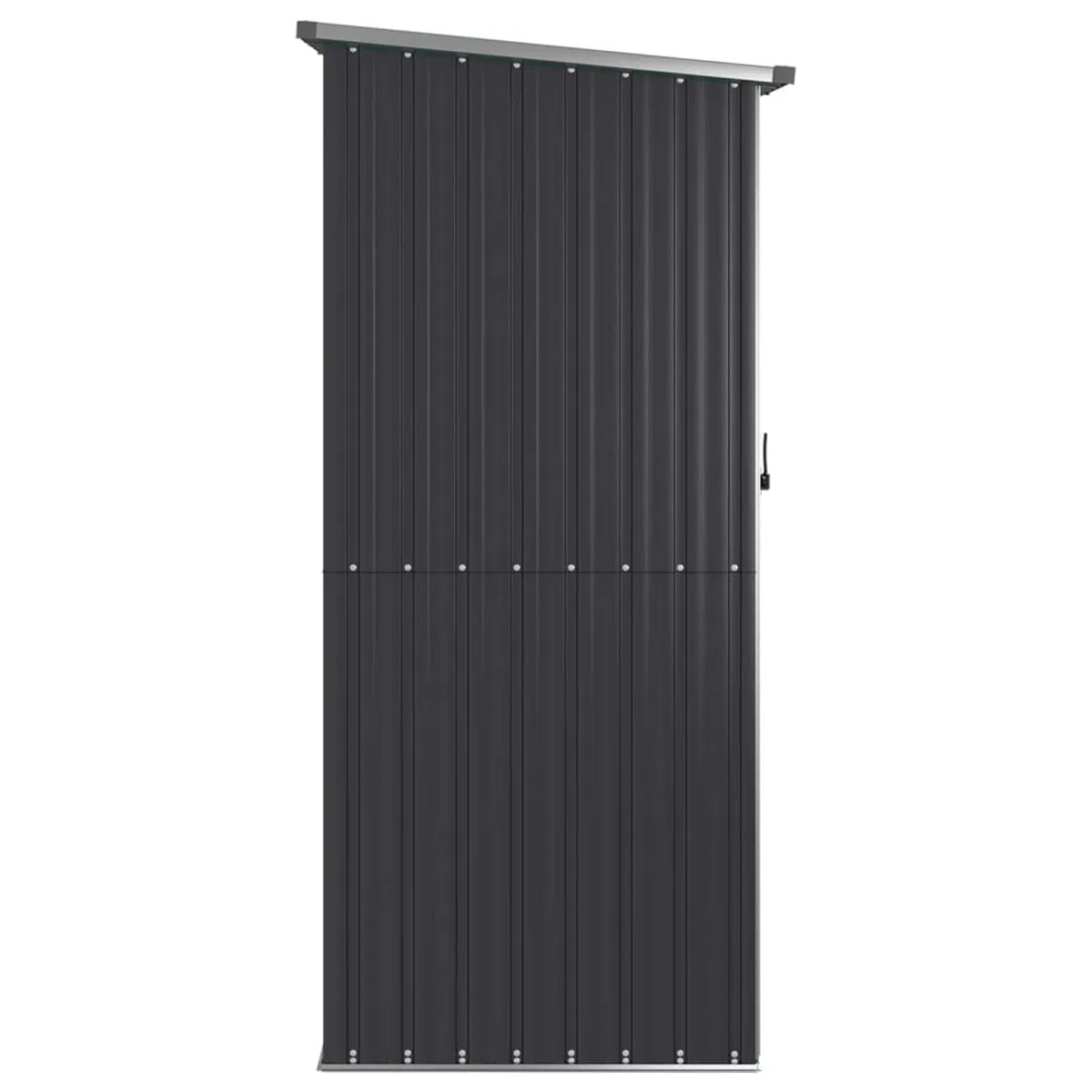 Capanno da Giardino Antracite 118,5x97x209,5 cm Acciaio Zincato,Capannone da Giardino,Casetta da Giardino,Casetta Attrezzi Giardino(SPU:150901)