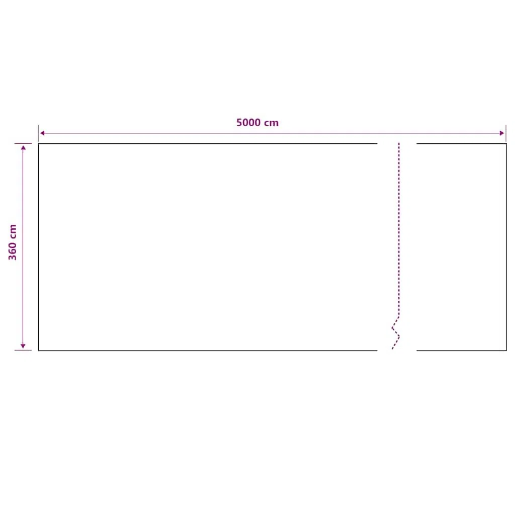 Recinzione verde, 3,6 x 50 m, resistente ai raggi UV, in HDPE, permeabile al vento e all'acqua, per giardino, balcone, terrazza, tagliabile, durevole