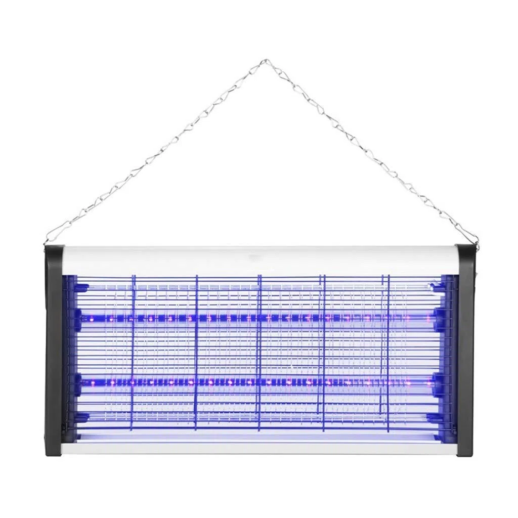 Lampada antizanzare a scossa elettrica con trappola per zanzare, lampada portatile silenziosa per ristorante domestico Lampada antimosche commerciale Repellente per zanzare per interni Lampada antizan